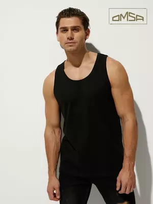 Майка мужская omsa u1103 nero, , 50(XL), OMSA, - 1
