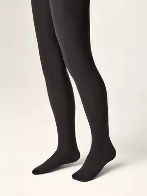 Колготки махровые conte-kids sof-tiki 700 черный, , 140-146 (22), CONTE-KIDS, - 1