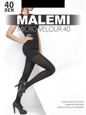 Колготки malemi micro velour 40 daino, , 2, MALEMI, - 1