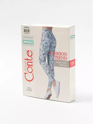 Леггинсы женские impressa bright turquise, , 170-90/XS, CONTE ELEGANT, - 1