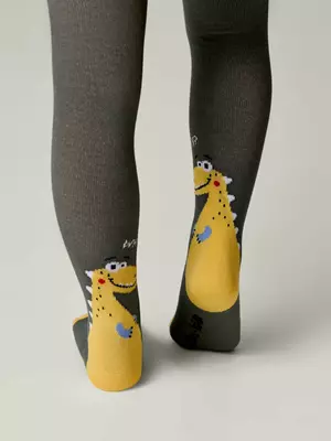 Колготки детские conte-kids tip-top 715 хаки, , 80-86 (14), CONTE-KIDS, - 1