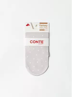 Носки с рисунком «маленькие сердечки» fantasy 70 den 147 mix, , 36-39 (23-25), CONTE ELEGANT, - 1
