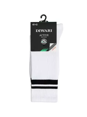 Удлиненные мужские носки diwari active 231 белый, , 44-45 (29), DIWARI, - 1