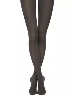 Плотные женские меланжевые колготки trendy melange 60 grafit, , 3, CONTE ELEGANT, - 1