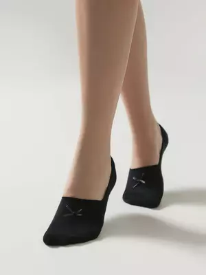 Подследники женские (с декором) conte classic 1114 черный, , 38-41 (25-27), CONTE ELEGANT, - 1