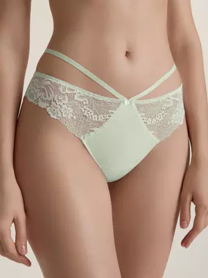 Трусы танга со средней линией талии summertime tp6201 мятный, , 94/S, CONTE ELEGANT, - 1