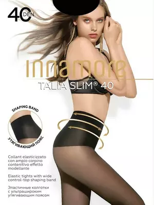Колготки innamore talia slim 40 nero, , 4, INNAMORE, - 1