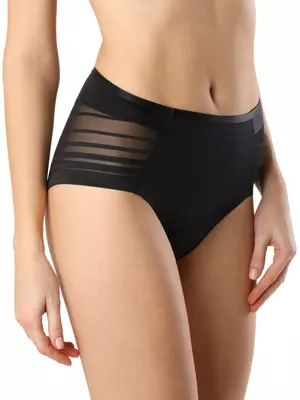 Трусы слип с высокой линией талии sport glam rp2297 черный, , 110/XXL, CONTE ELEGANT, - 1