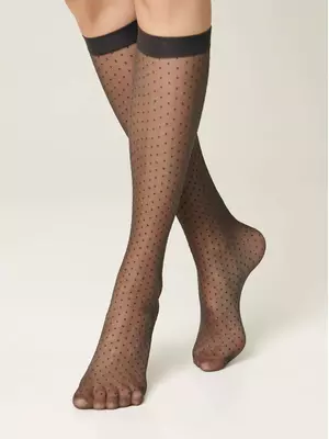 Гольфы женские fantasy perla grafit, , 36-39 (23-25), CONTE ELEGANT, - 1