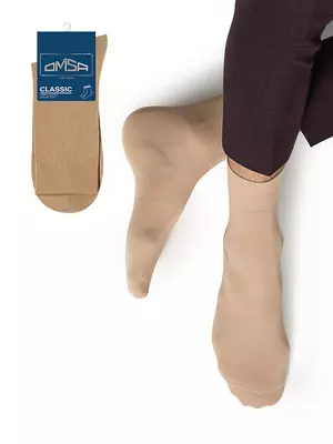 Носки мужские omsa classic 203 beige, , 45-47 (29-31), OMSA, - 1