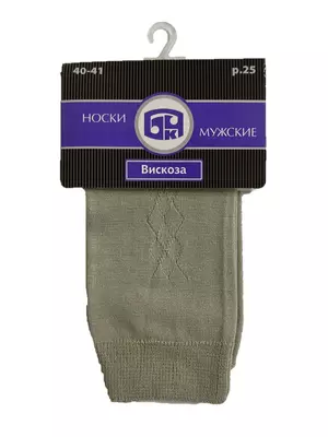Носки мужские из вискозы брестские 2102 перламутр, , 40-41 (25), БРЕСТСКИЕ, - 1
