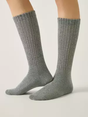 Тёплые носки с махровой стопой conte comfort 750 серый, , 36-38 (23-25), CONTE ELEGANT, - 1