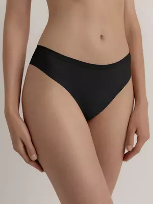 Трусы женские "танга" assorti rp6183 черный, , 110/XXL, CONTE ELEGANT, - 1