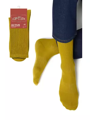 Мужские спортивные носки omsa active 116 oliva, , 36-38 (23-25), OMSA, - 1