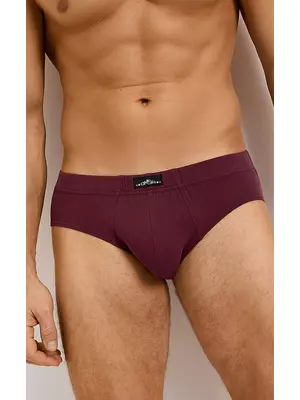 Мужские трусы слипы omsa omb 1223-1 bordo, , 50 (XL), OMSA, - 1