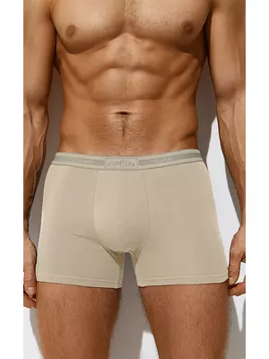 Трусы мужские боксеры с открытой резинкой omsa omb 1234 beige chiaro, , 52 (2XL), OMSA, - 1