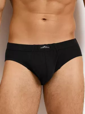 Мужские трусы слипы omsa omb 1223-1 nero, , 54 (3XL), OMSA, - 1