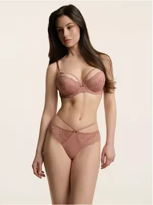 Трусы женские танга summertime tp6201 мокко мусс, , 90/XS, CONTE ELEGANT, - 1