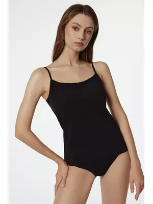 Топ женский на тонких бретелях conte lt 2019 black, , 170-84/XS, CONTE ELEGANT, - 1
