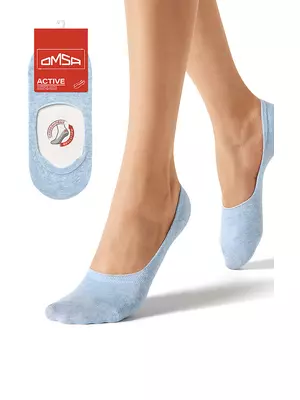 Подследники с меланжевым эффектом omsa active 171 blu melange, , 36-38 (23-25), OMSA, - 1