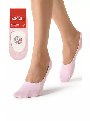 Подследники с меланжевым эффектом omsa active 171 rosa melange, , 36-38 (23-25), OMSA, - 1