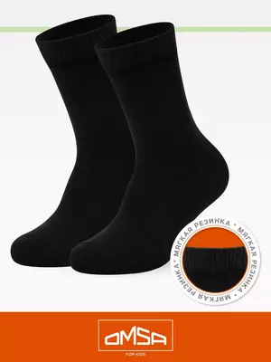 Носки детские omsa kids calzino 21c03 nero, , 31-34 (18-20), OMSA, - 1