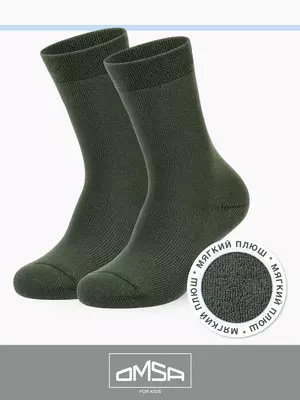 Теплые детские носки omsa kids calzino 21c05 militari, , 23-26 (14-16), OMSA, - 1