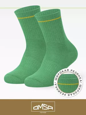 Носки детские с высокой резинкой omsa kids calzino 21s05 erba, , 27-30 (16-18), OMSA, - 1