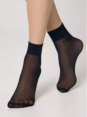 Носки женские solo 40 (2 пары) nero, , 36-39 (23-25), CONTE ELEGANT, - 1