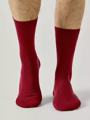 Классические мужские носки conte for men 000 бордо, , 40-41 (25), CONTE, - 1
