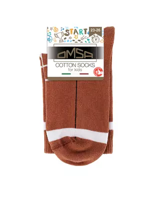 Носки детские с рисунком (мячи) omsa kids calzino 21s12 marrone, , 31-34 (18-20), OMSA, - 1
