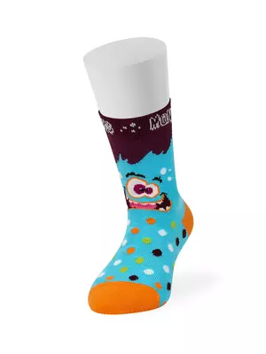 Носки детские (монстрики) omsa kids calzino 21p41 blu chiaro, , 19-22 (12-14), OMSA, - 1