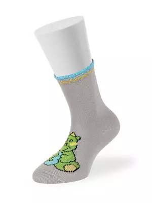Носки детские (цифры) omsa kids calzino 21p70 grigio chiaro, , 23-26 (14-16), OMSA, - 1