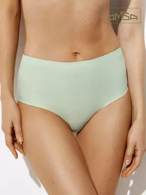 Женские трусы-слипы с высокой линией талии omsa omd 2231b invisible slip maxi menta, , 50 (XL), OMSA, - 1