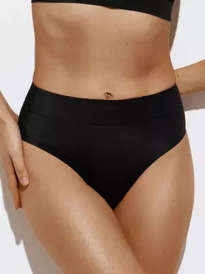 Трусы «слипы» женские omsa omd 2241b invisible slip alto nero, , 46 (M), OMSA, - 1