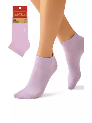 Женские укороченные носки omsa eco 252 lilla, , 39-41 (25-27), OMSA, - 1