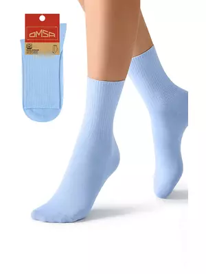 Женские высокие носки omsa eco 254 blu chiaro, , 35-38 (23-25), OMSA, - 1