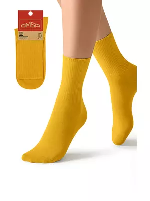 Женские высокие носки omsa eco 254 giallo, , 39-41 (25-27), OMSA, - 1