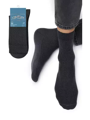 Мужские зимние носки omsa comfort 301 grigio melange, , 45-47 (29-31), OMSA, - 1