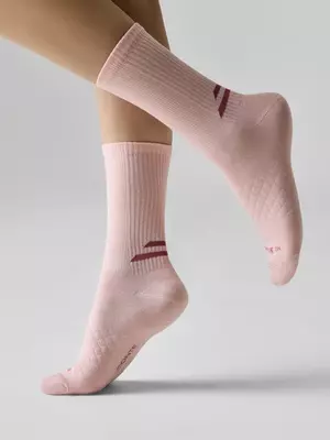 Удлинённые носки sport 1105 светло-розовый, , 36-38 (23-25), CONTE ELEGANT, - 1