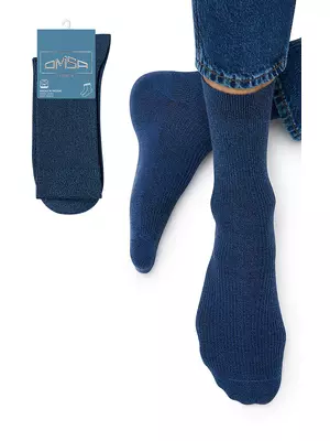 Мужские зимние носки omsa comfort 301 blu melange, , 45-47 (29-31), OMSA, - 1