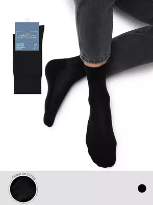 Мужские теплые носки omsa comfort 303 nero, , 45-47 (29-31), OMSA, - 1