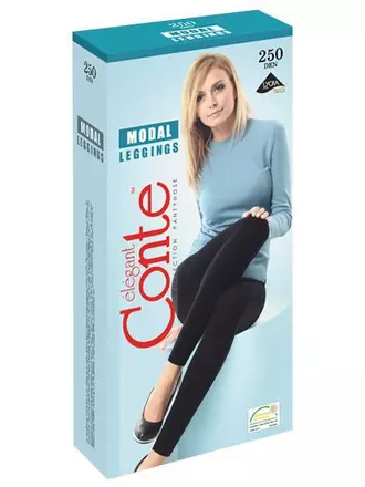 Легинсы женские (низкая талия) conte modal leggings 250, , 2, CONTE ELEGANT, - 1