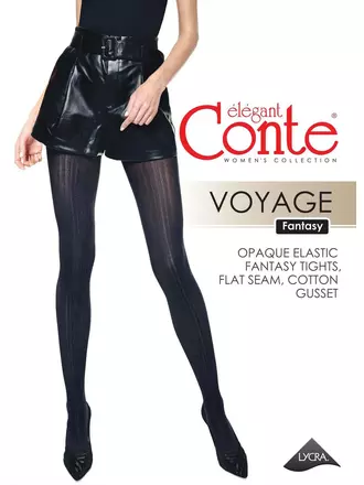 Колготки женские conte fantasy voyage nero, , 5, CONTE ELEGANT, - 1