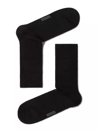 Теплые махровые мужские носки diwari comfort 000 черный, , 38-39 (23), DIWARI, - 1