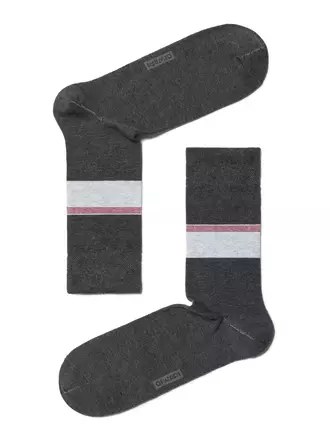 Носки мужские diwari comfort (меланж) 039 темно-серый, , 40-41 (25), DIWARI, - 1