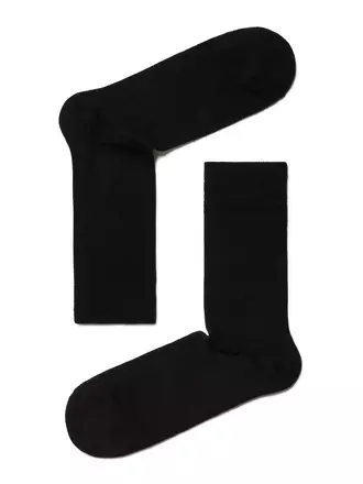 Носки мужские (махровая стопа) esli perfect 000 черный, , 40-41 (25), ESLI, - 1