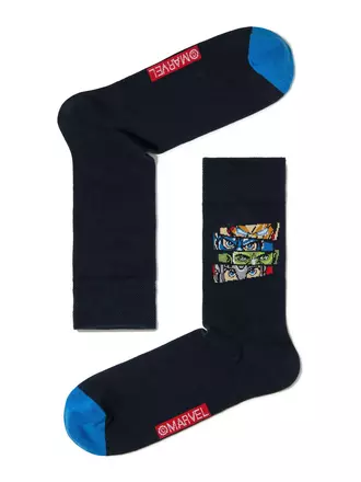 Носки мужские diwari носки с рисунками героев ©marvel 117 темно-синий, , 40-41 (25), DIWARI, - 1