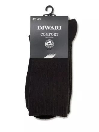 Носки мужские diwari comfort 075 черный, , 40-41 (25), DIWARI, - 1