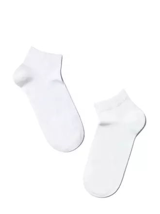 Короткие мужские носки esli 000 белый, , 44-45 (29), ESLI, - 1